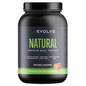 Natural (Premium Whey Protein Salted Caramel) – 2lb